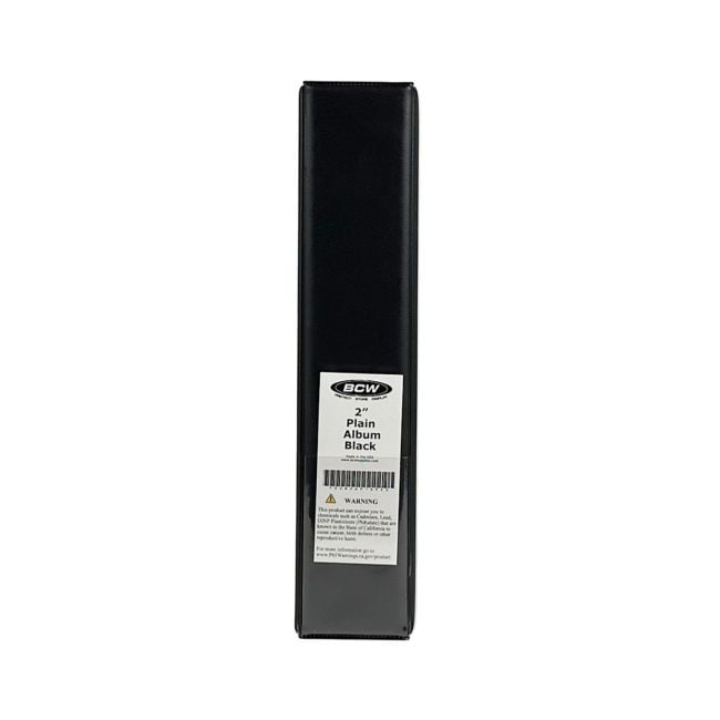 2" ALBUM - PLAIN - BLACK