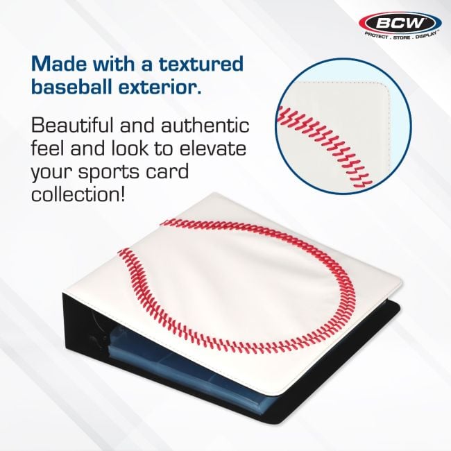 3" ALBUM - BASEBALL ALBUM - PREMIUM - WHITE