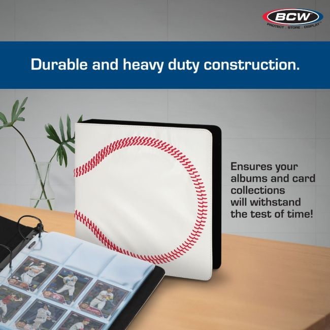 3" ALBUM - BASEBALL ALBUM - PREMIUM - WHITE