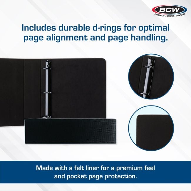3" ALBUM - HOCKEY ALBUM - PREMIUM - BLACK