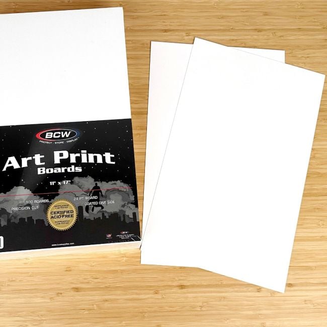 ART PRINT BACKING BOARDS - 11 X 17