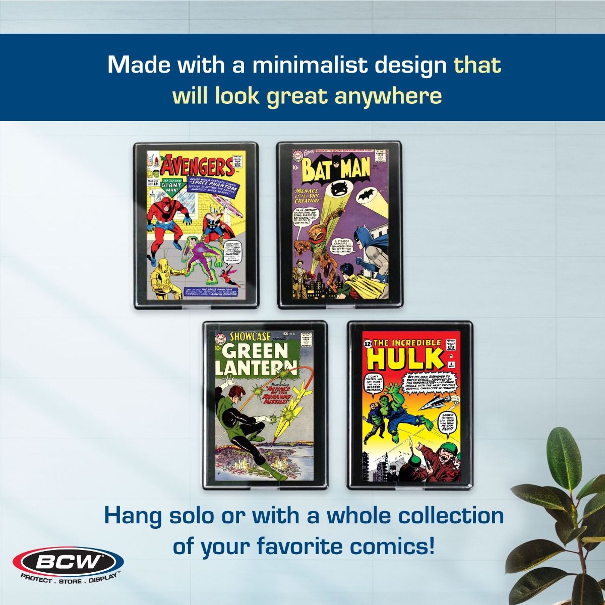 COMIC BOOK SHOWCASE - SILVER - UV