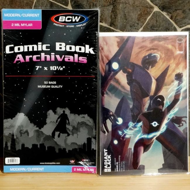 CURRENT/MODERN COMIC MYLAR - 2 MIL - 7 X 10 1/2
