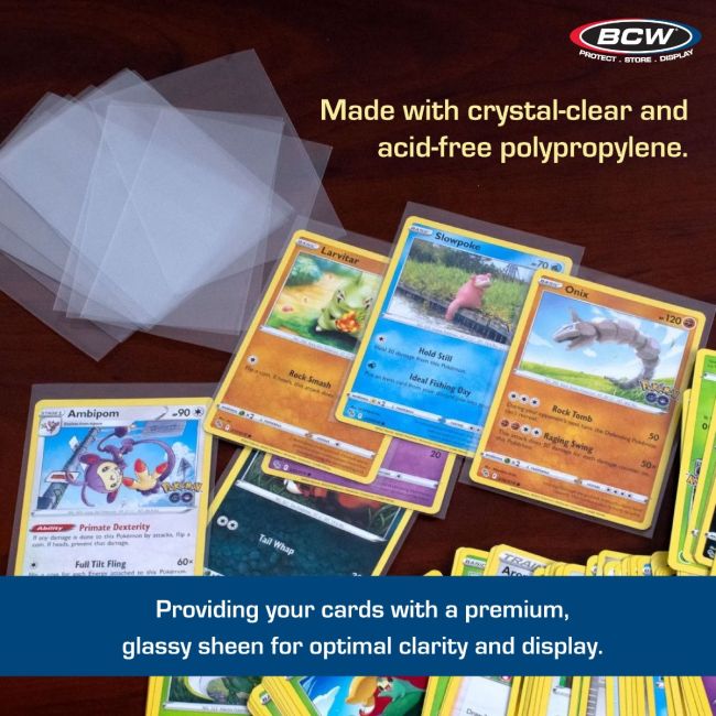 CARD SLEEVES - 2 5/8 X 3 5/8