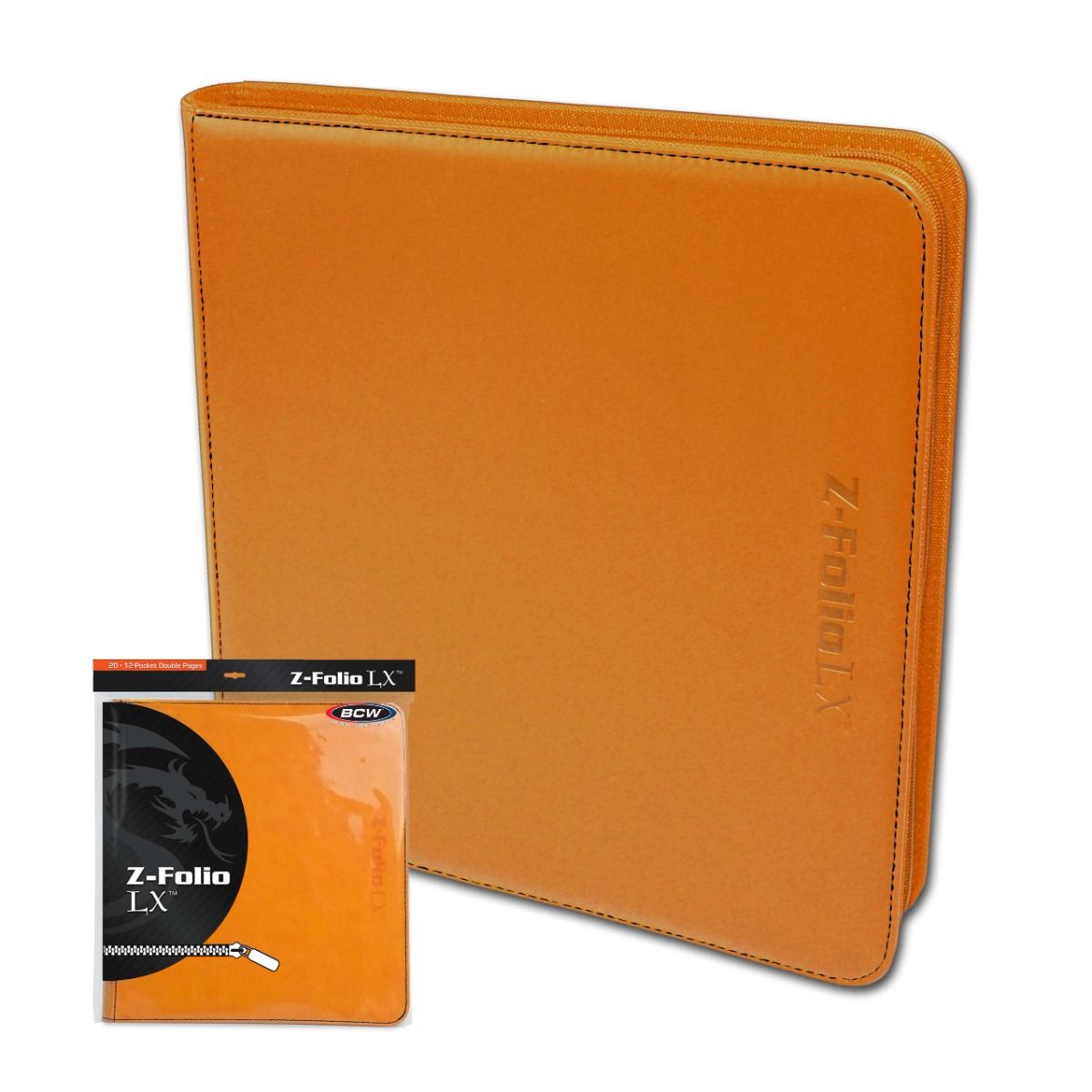 ZIPPER FOLIO 12-POCKET - LX - ORANGE