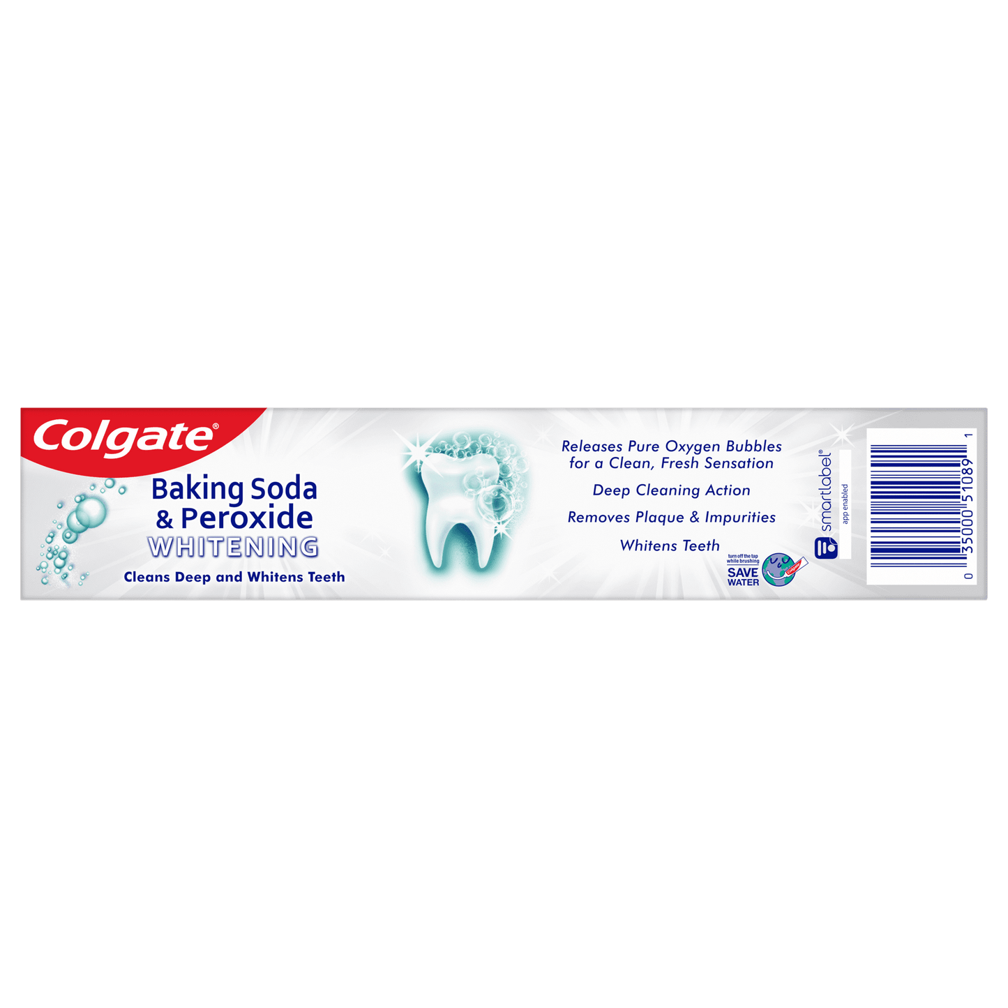 Colgate Baking Soda and Peroxide Toothpaste Gel, Frosty Mint, 6 Oz Tube