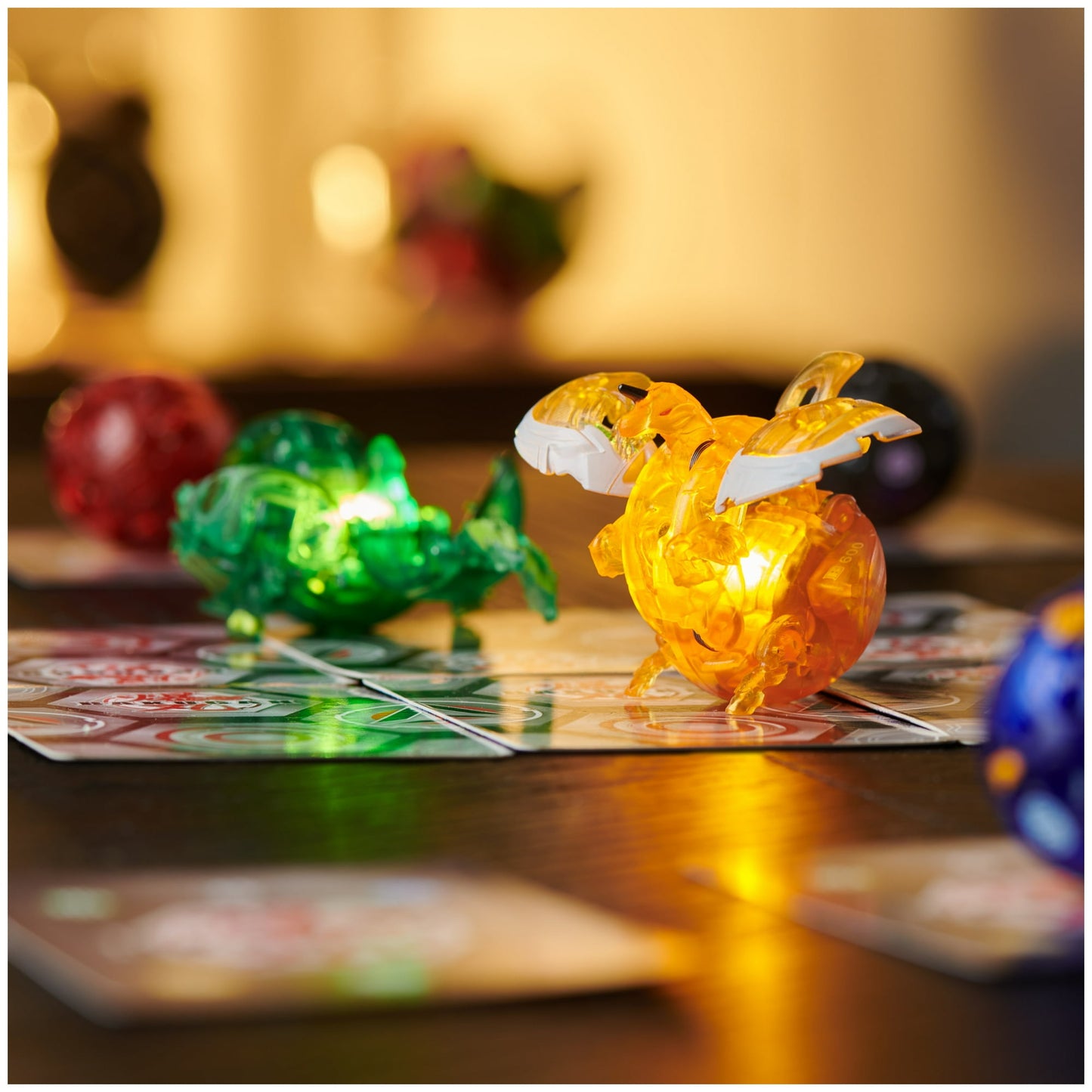 Bakugan Legends, Nova Pegatrix (Gold), Light Up Bakugan Action Figures with Trading Card