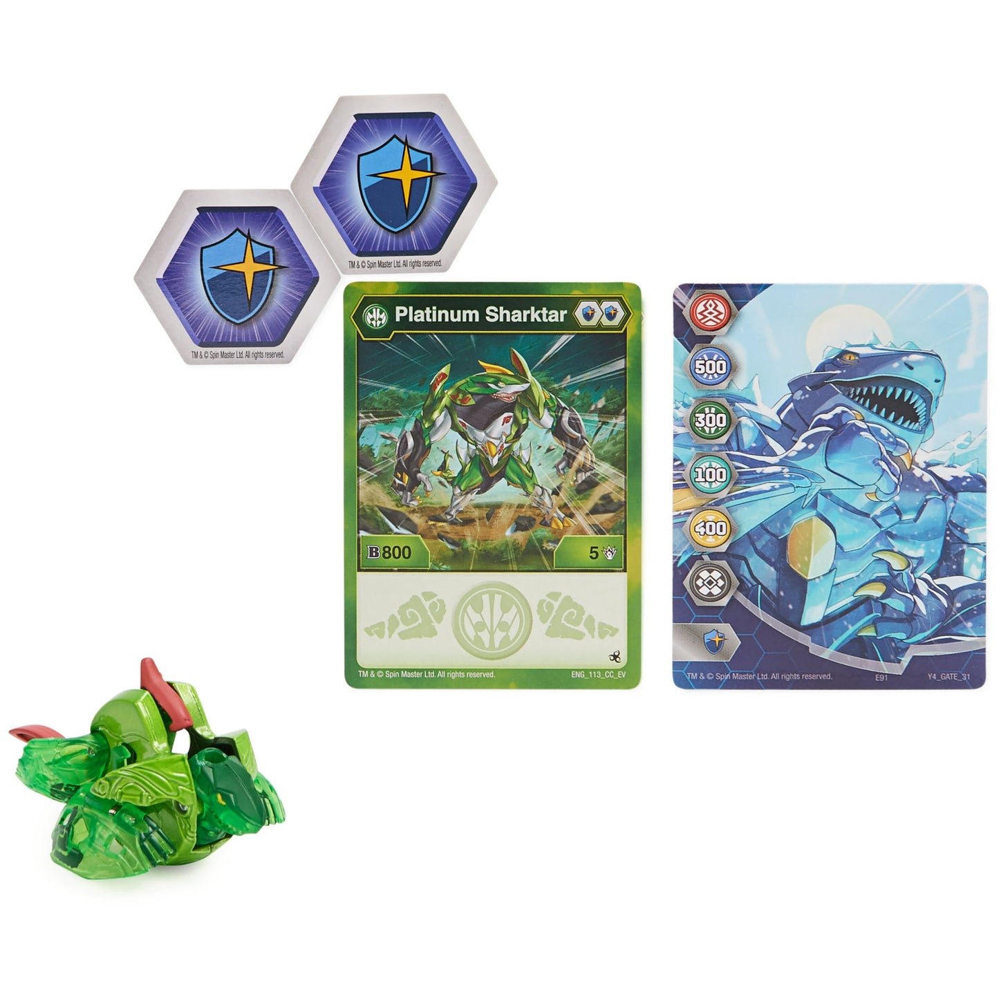 Bakugan Evolutions Platinum Sharktar (Green)