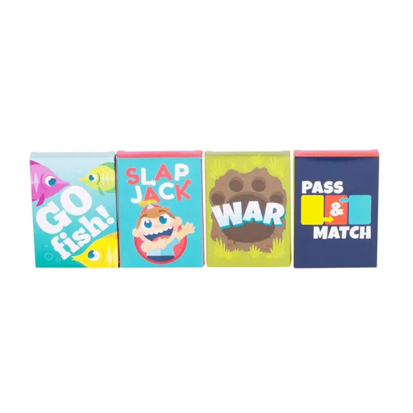 Chuckle & Roar Go Fish, Slap Jack, War and Pass & Match Classic Card Games