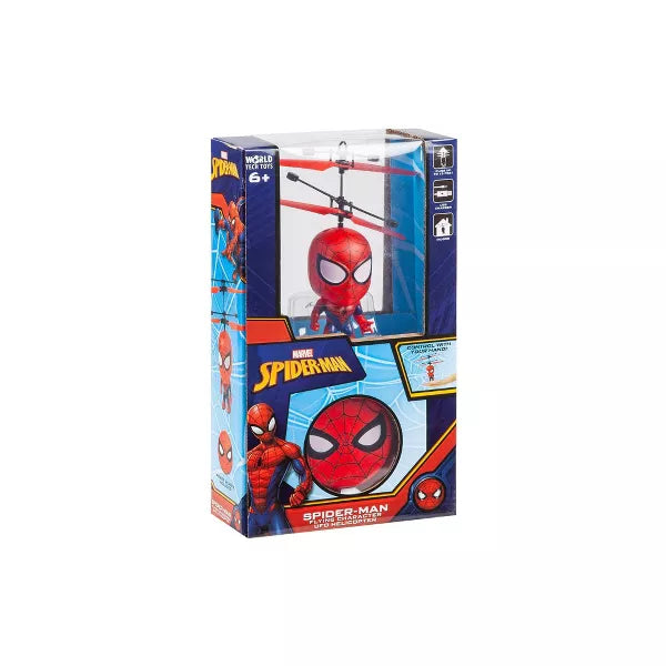 World Tech Marvel 3.5" Spider-Man Flying Figure IR Helicopter