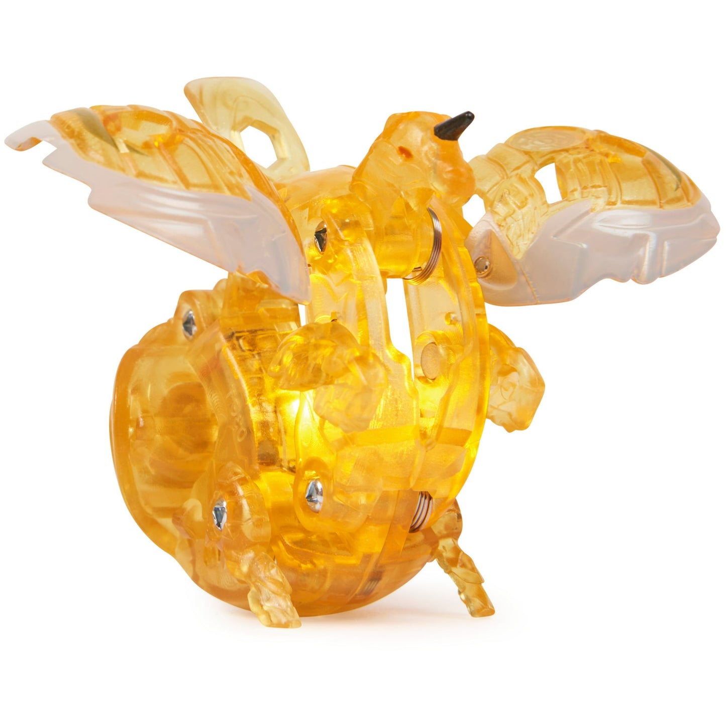 Bakugan Legends, Nova Pegatrix (Gold), Light Up Bakugan Action Figures with Trading Card