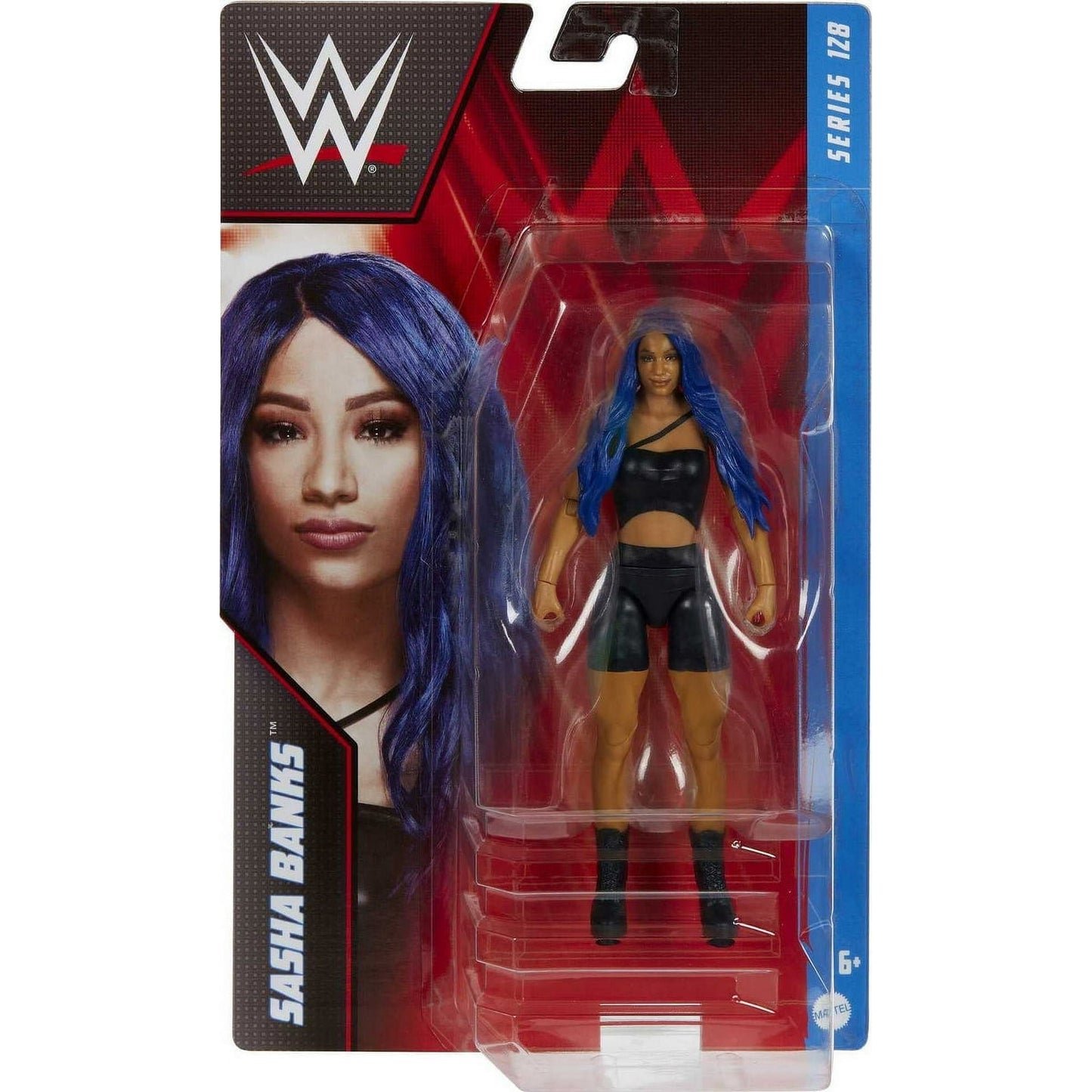 WWE Sasha Banks Basic Action Figure, Posable 6-inch Collectible