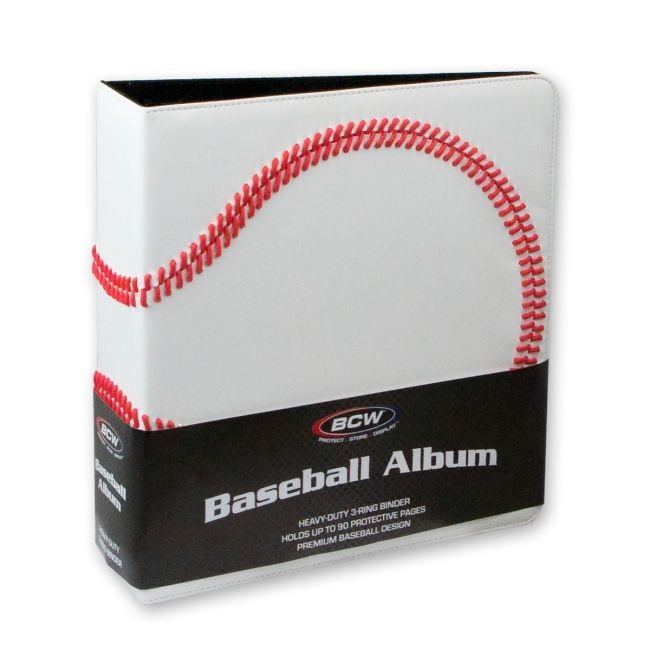 3" ALBUM - BASEBALL ALBUM - PREMIUM - WHITE