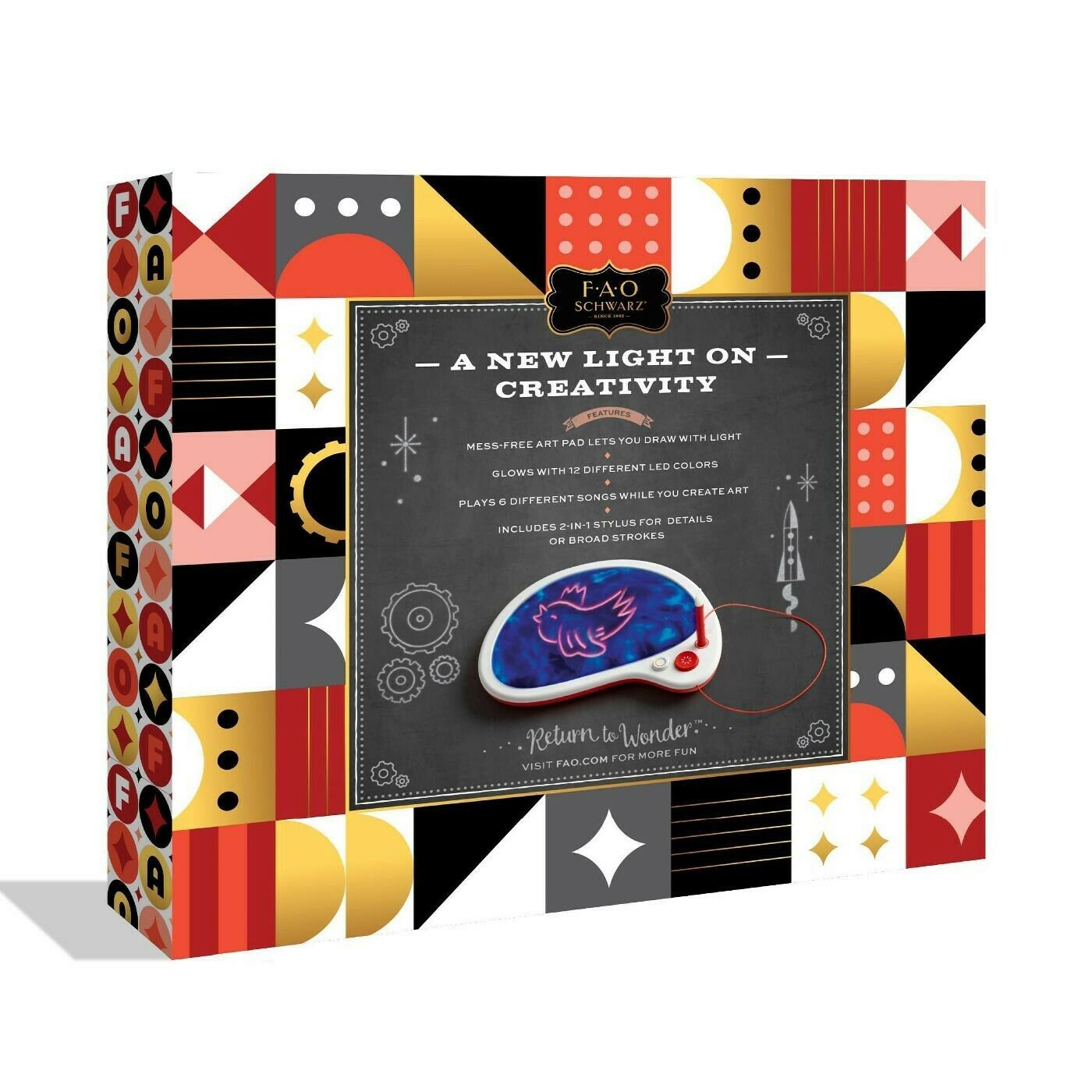 Mess Free Drawing Glow Palette - FAO Schwarz