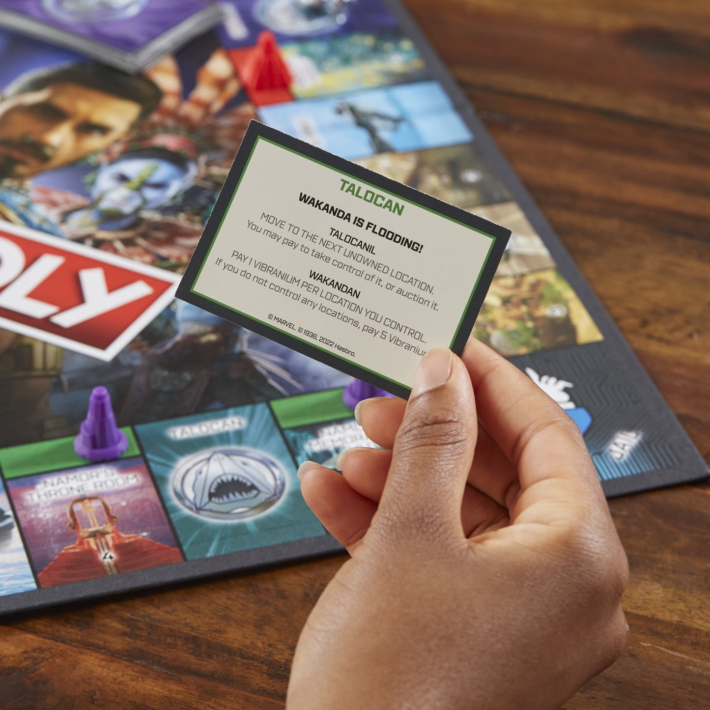 Monopoly: Marvel Studios' Black Panther: Wakanda Forever Edition Board Game for 2-6 Players