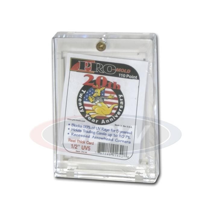1/2" 1-SCREW REAL THICK CARD - 110PT