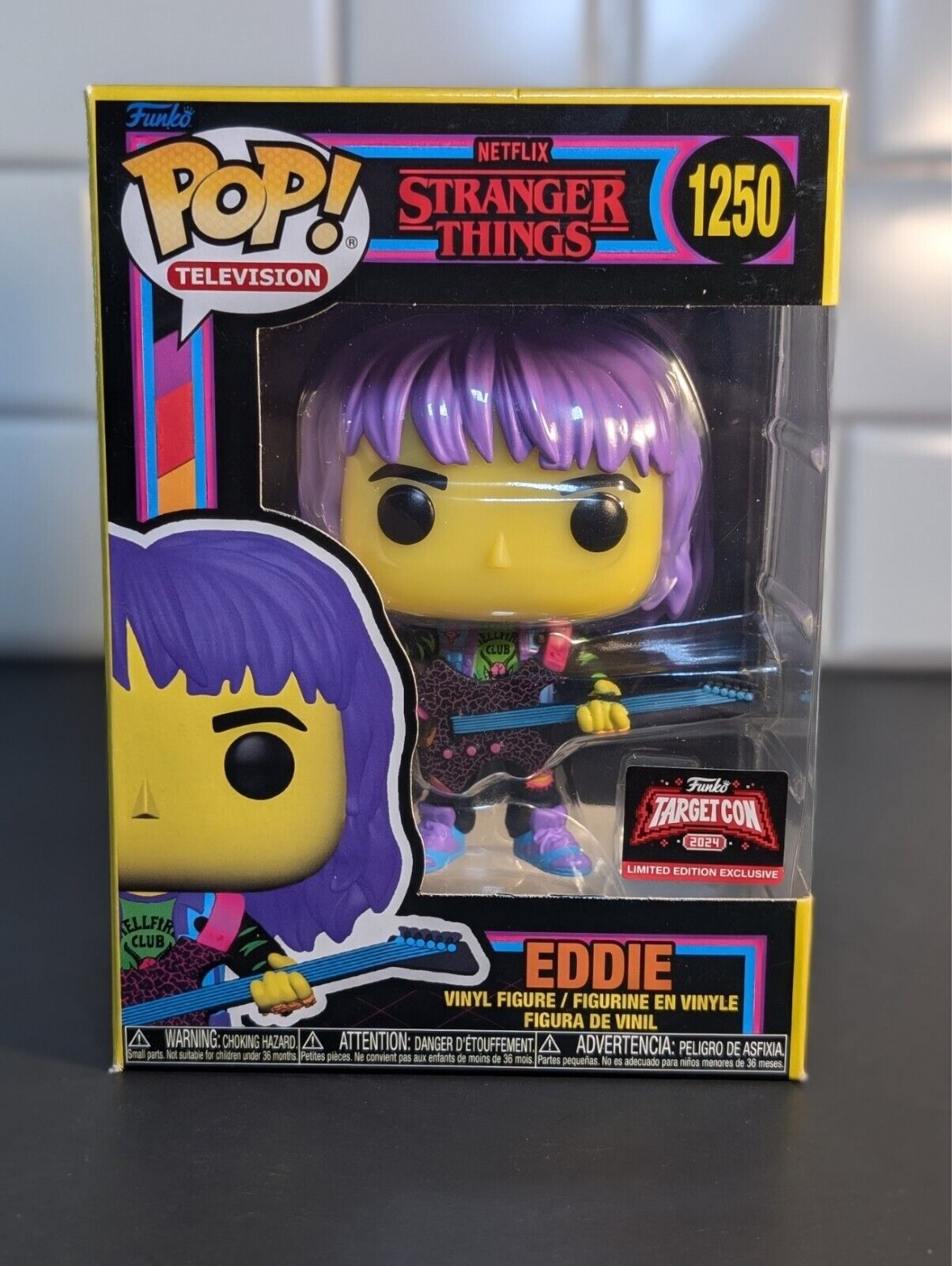 Funko Pop Stranger Things Eddie 1250 TargetCon Netflix Limited Edition Exclusive