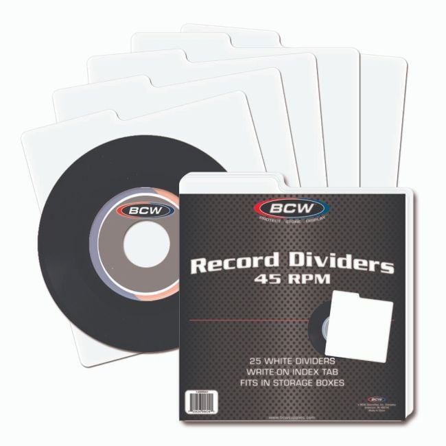 45 RPM RECORD DIVIDERS