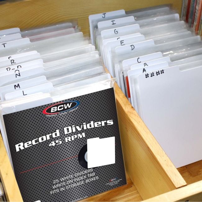 45 RPM RECORD DIVIDERS