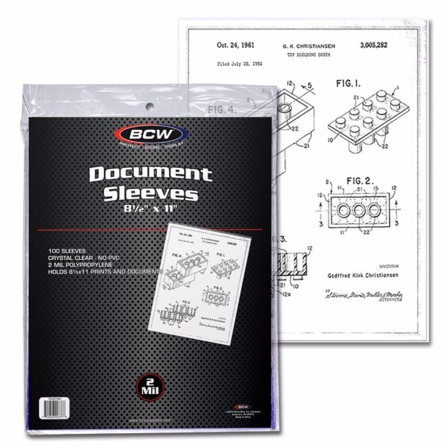 8.5 X 11 DOCUMENT SLEEVES