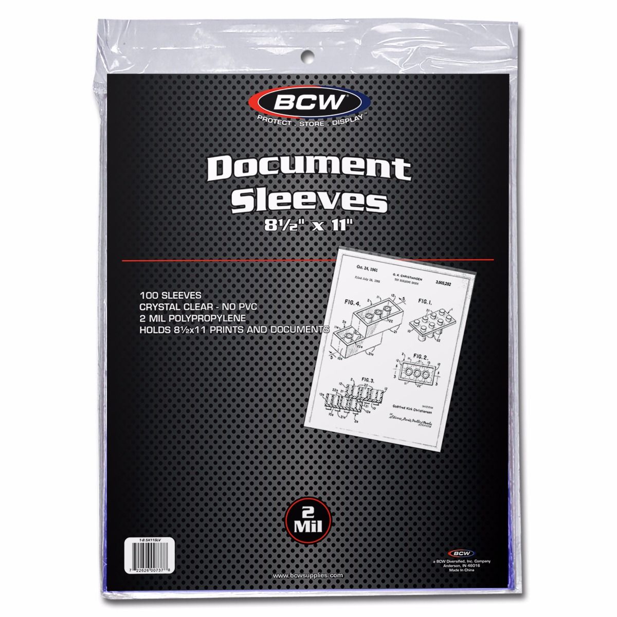 8.5 X 11 DOCUMENT SLEEVES