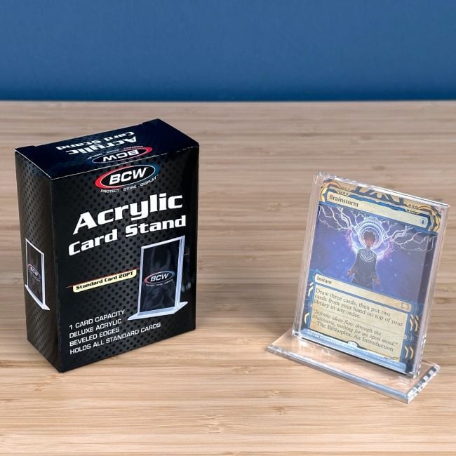 ACRYLIC CARD STAND - VERTICAL