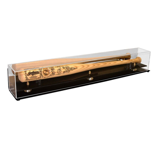 ACRYLIC BASEBALL BAT DISPLAY- WITH MIRROR