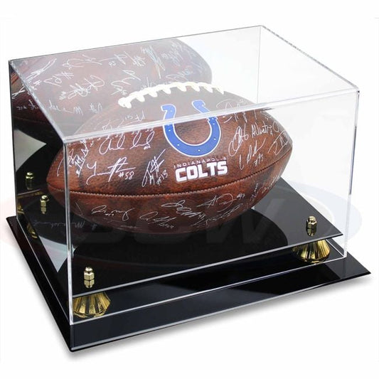 ACRYLIC FOOTBALL DISPLAY - WITH MIRROR