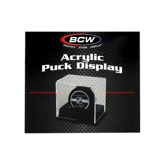 ACRYLIC BASE HOCKEY PUCK DISPLAY