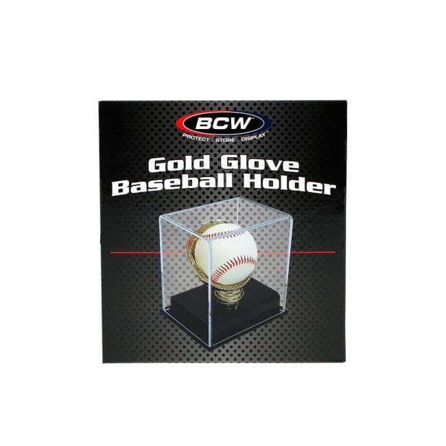 ACRYLIC GOLD GLOVE BASEBALL DISPLAY