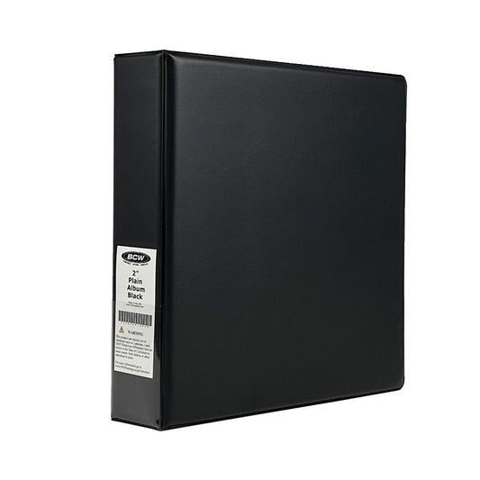 2" ALBUM - PLAIN - BLACK