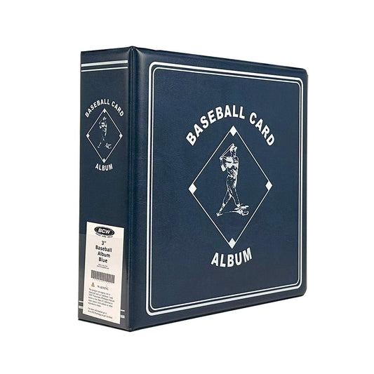 3" ALBUM - BASEBALL - BLUE