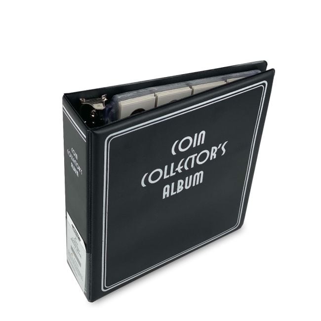 3" ALBUM - COIN COLLECTORS - BLACK