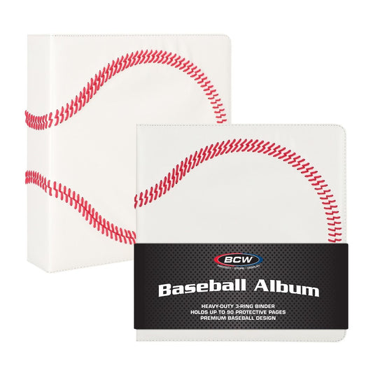 3" ALBUM - BASEBALL ALBUM - PREMIUM - WHITE