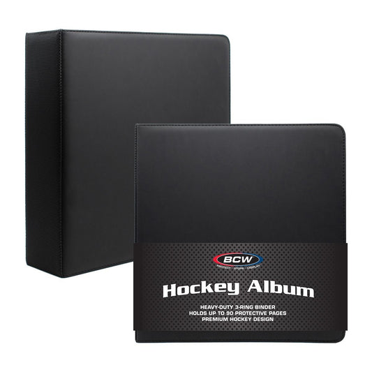 3" ALBUM - HOCKEY ALBUM - PREMIUM - BLACK