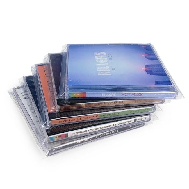 RESEALABLE JEWEL CASE BAGS - 5 9/16 X 6 3/16