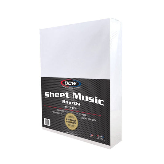 SHEET MUSIC BACKING BOARDS - 9 1/4 X 12 1/8