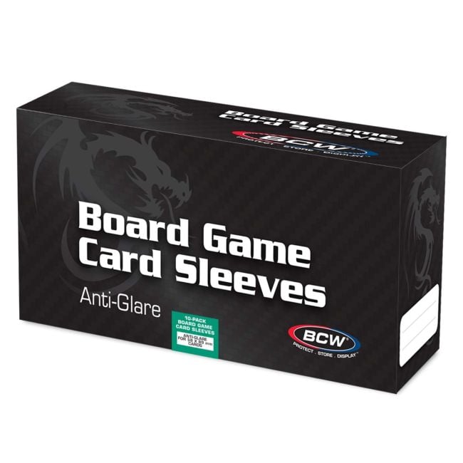 BOARD GAME SLEEVES - 58MM X 89MM - ANTI-GLARE