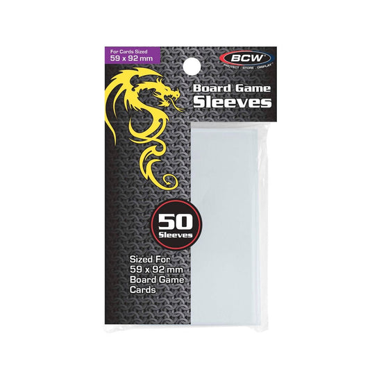 BOARD GAME SLEEVES - 59MM X 92MM