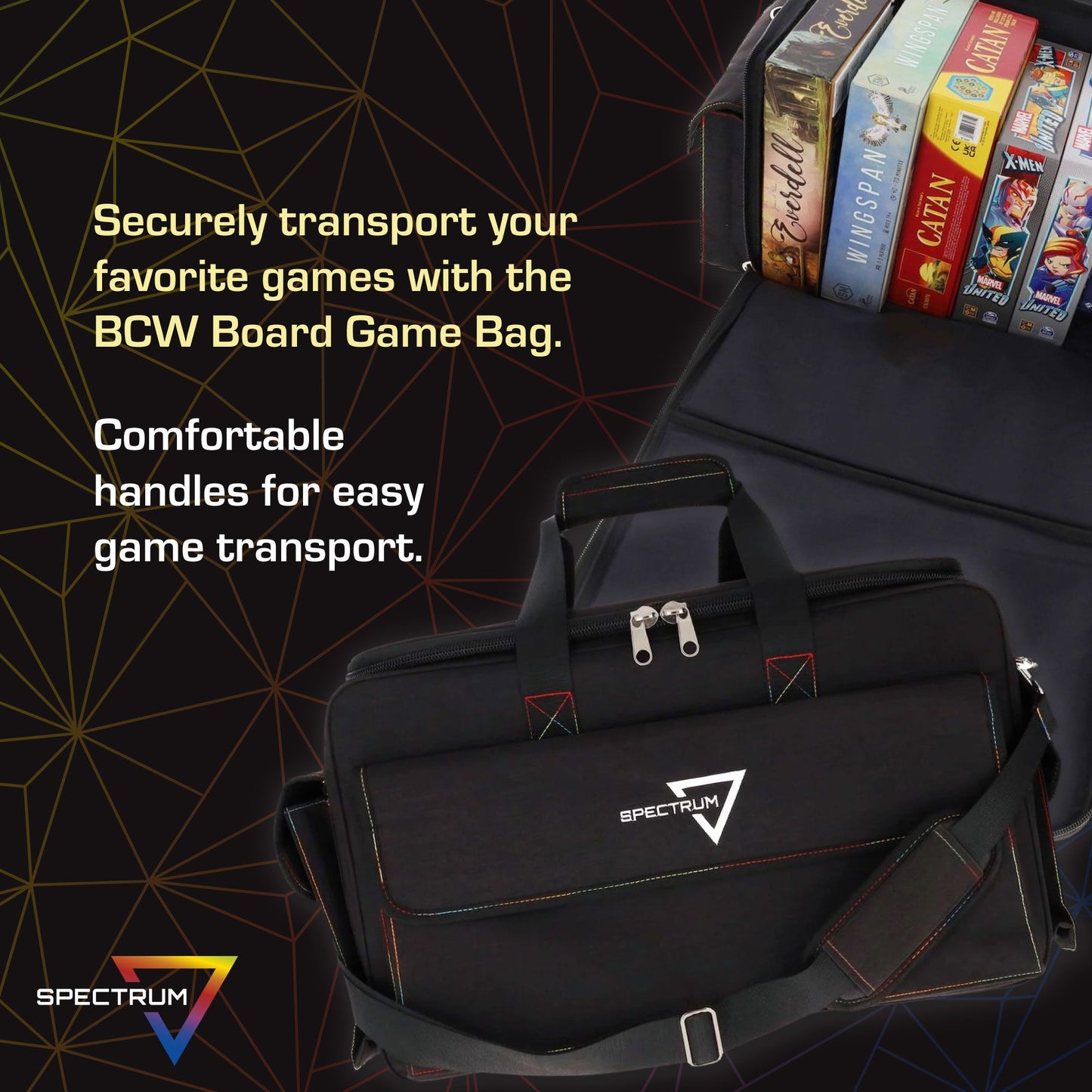 BOARD GAME BAG - BLACK