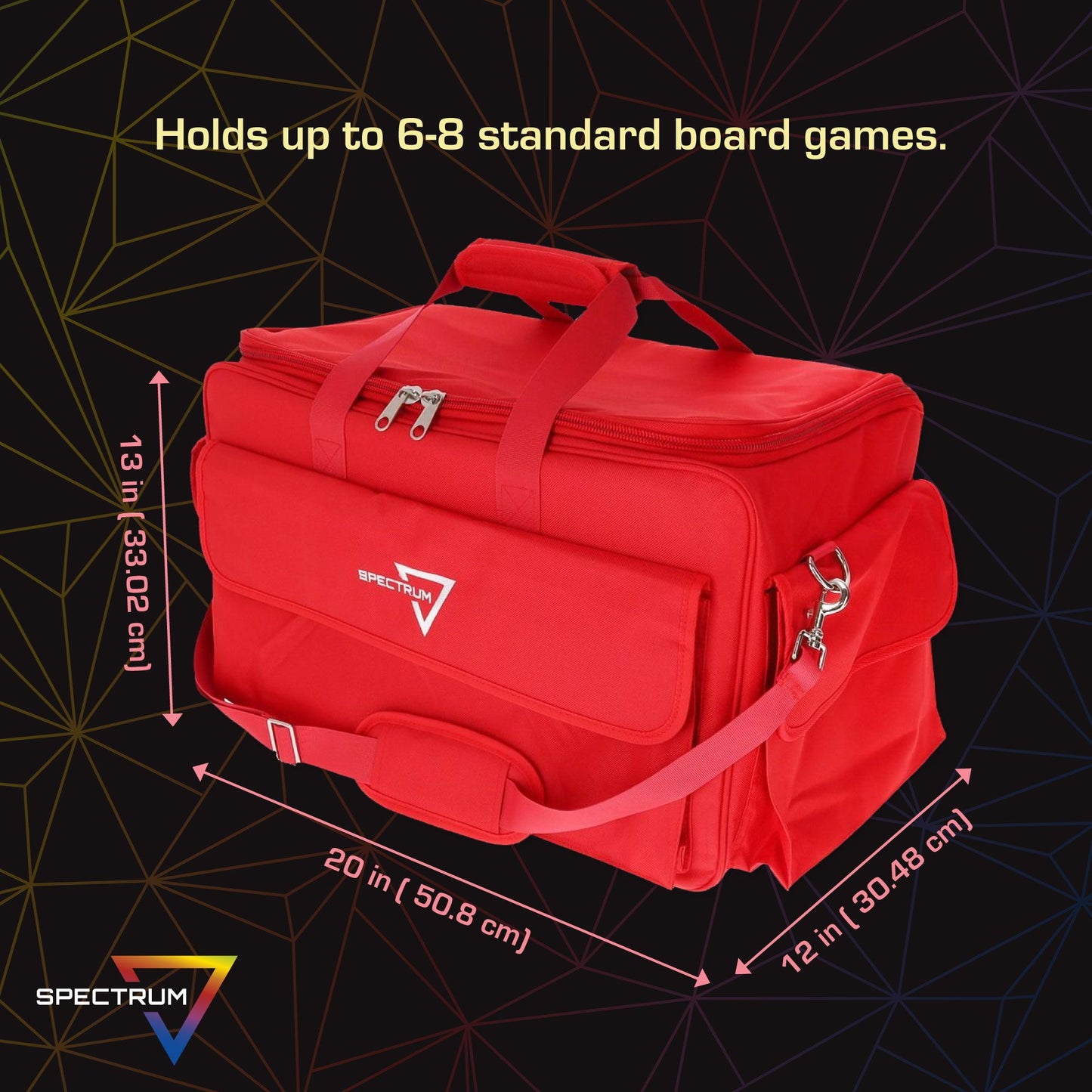 Board Game Bag - Red