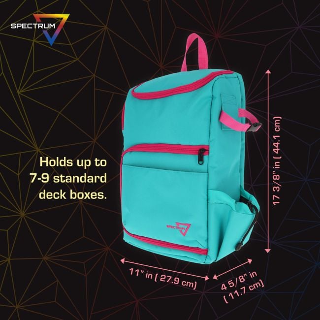 TCG Backpack - Cyber Pink/Teal