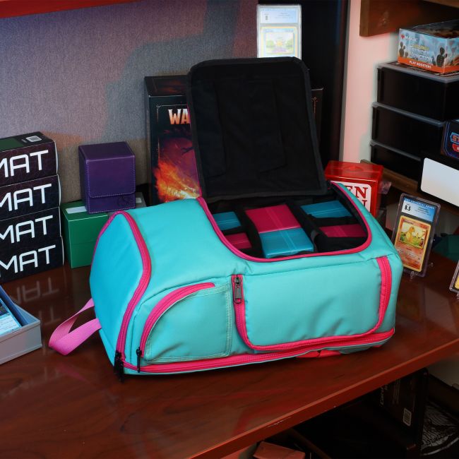 TCG Backpack - Cyber Pink/Teal