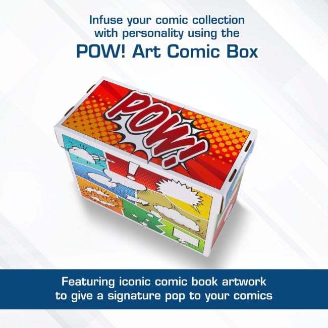 SHORT COMIC BOX - ART - POW