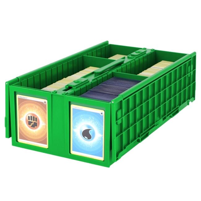 COLLECTIBLE CARD BIN PARTITIONS - GREEN