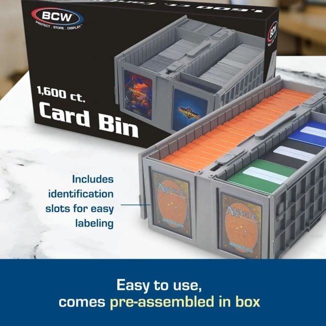 1600 CARD BIN - GRAY