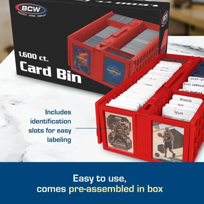 1600 CARD BIN - RED