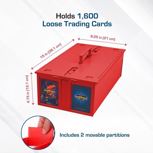 1600 CARD BIN - RED