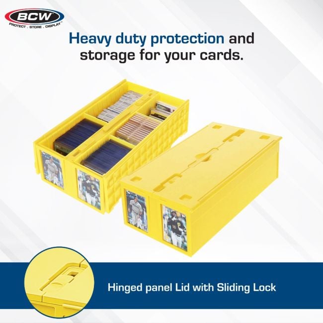 Collectible Card Bin - 1600 - Yellow