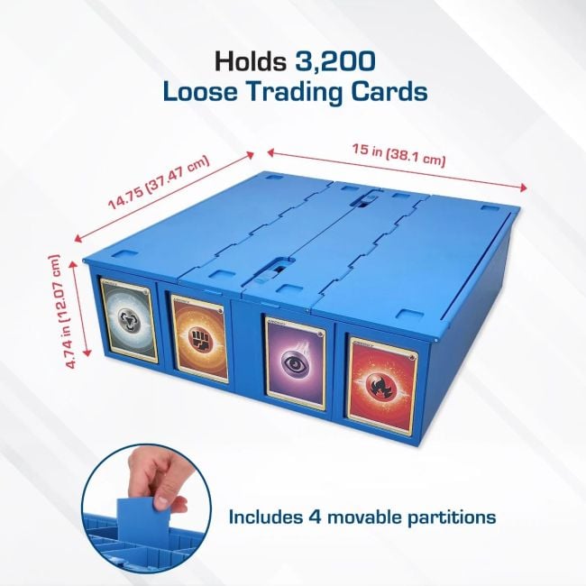 3200 CARD BIN - BLUE